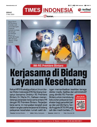 	Edisi Jumat, 3 Mei 2024: E-Koran, Bacaan Positif Masyarakat 5.0