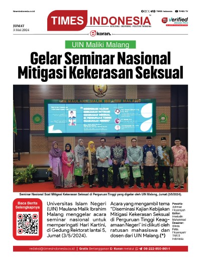 	Edisi Jumat, 3 Mei 2024: E-Koran, Bacaan Positif Masyarakat 5.0