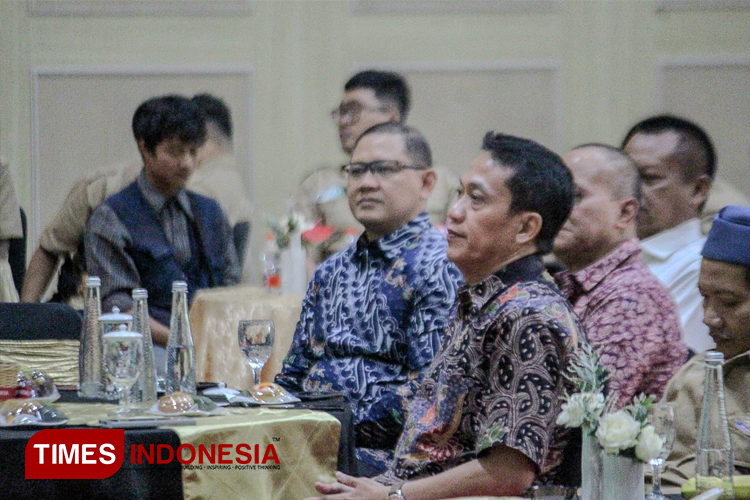 Halal Bihalal dan Konferensi Kerja yang dilaksanakan PWI Malang Raya di Graha Pancasila Kota Batu. (Muhammad Dhani Rahman/TIMES Indonesia)