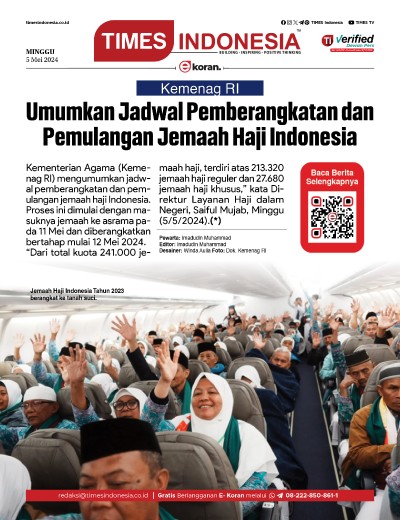 Edisi Minggu, 5 Mei 2024: E-Koran, Bacaan Positif Masyarakat 5.0