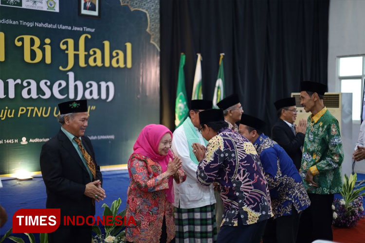 Halal Bihalal LPTNU Jatim 2024 yang diselenggarakan di Unwaha Jombang. (FOTO: AJP TIMES Indonesia)
