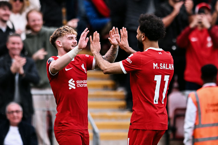 Liverpool meraih tiga poin setelah menekuk Tottenham 4-2 dalam matchday ke-36 Liga Premier Inggris 2023/24 di Stadion Anfield pada Minggu (05/5/2024) malam (Foto: Liverpool FC)