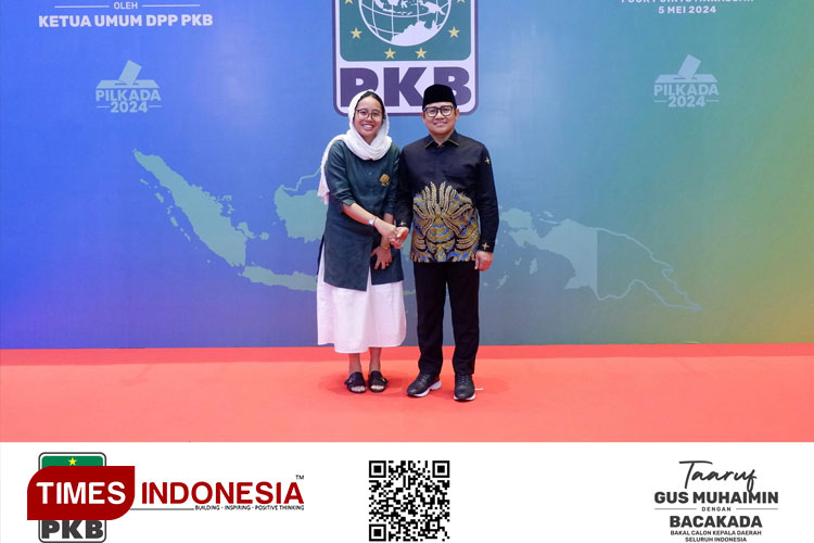 Sashabila Mus saat berfoto dengan Muaimin Iskandar (FOTO: Dok Sashabila Mus for TIMES Indonesia)