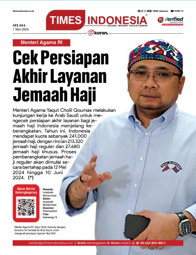 Edisi Selasa, 7 Mei 2024: E-Koran, Bacaan Positif Masyarakat 5.0 