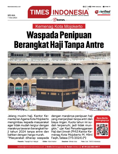 Edisi Selasa, 7 Mei 2024: E-Koran, Bacaan Positif Masyarakat 5.0
