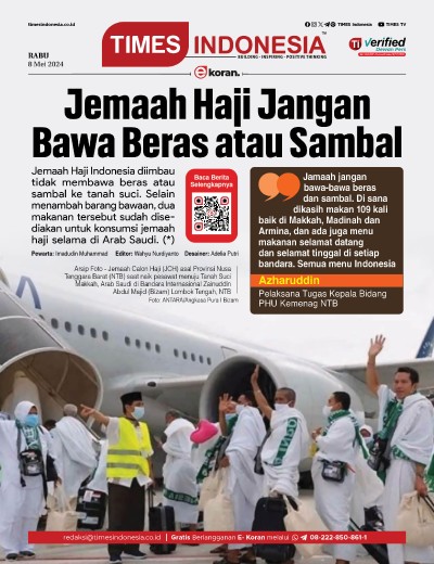 Edisi Rabu, 8 Mei 2024: E-Koran, Bacaan Positif Masyarakat 5.0