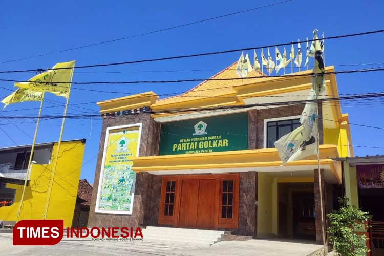 Kantor DPD Partai Golkar Pacitan. (FOTO: Yusuf Arifai/TIMES Indonesia)