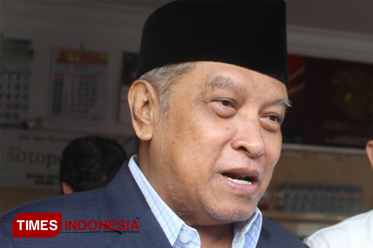 KH Said Aqil Siroj saat di Kota Kediri. (Foto: Yobby/TIMES Indonesia)