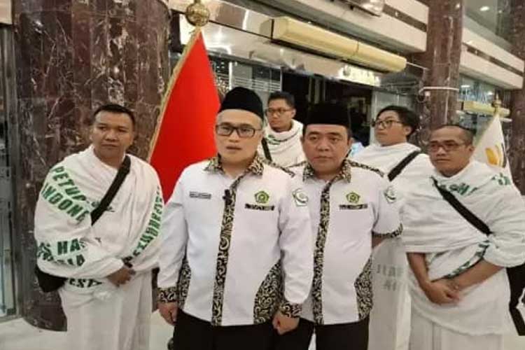 Kepala Daker Makkah, Khalilurrahman saat memberikan keterangan pers di Makkah. (Foto: MCH 2024 Kemenag RI)