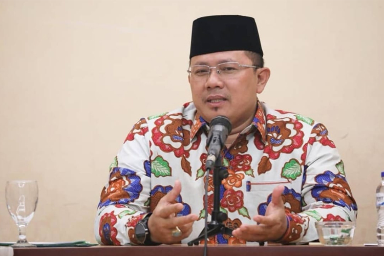 Direktur Layanan Haji dalam Negeri Saiful Mujab di Jakarta, Kamis (9/5/2024). (FOTO: Kemenag) 