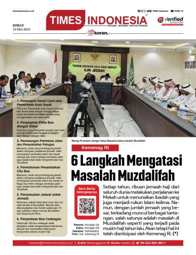 Edisi Jumat, 10 Mei 2024: E-Koran, Bacaan Positif Masyarakat 5.0