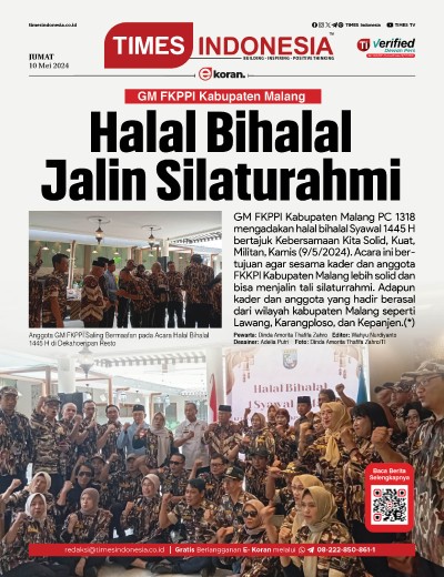 Edisi Jumat, 10 Mei 2024: E-Koran, Bacaan Positif Masyarakat 5.0