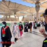 The Joyful Arrival of Indonesian Hajj Pilgrims in the Holy Land