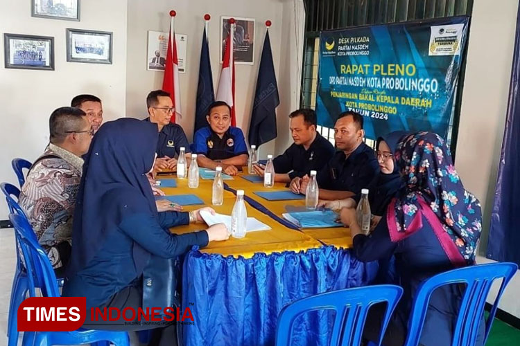 Gelar Rapat Pleno, DPD NasDem Bahas Usulan Calon Wali Kota Probolinggo