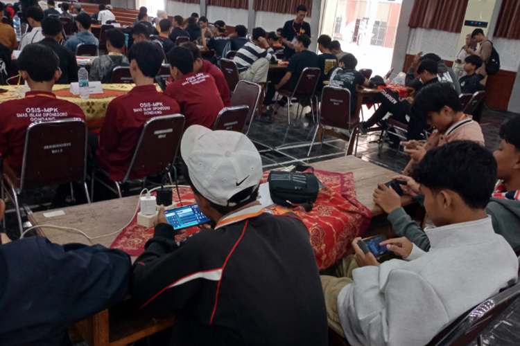 Gelaran Turnamen Mobile Legends Development Competition MDC 2024 yang digelar di Universitas PGRI Kanjuruan Malang, Sabtu (11/5/2024). (Foto: Istimewa)