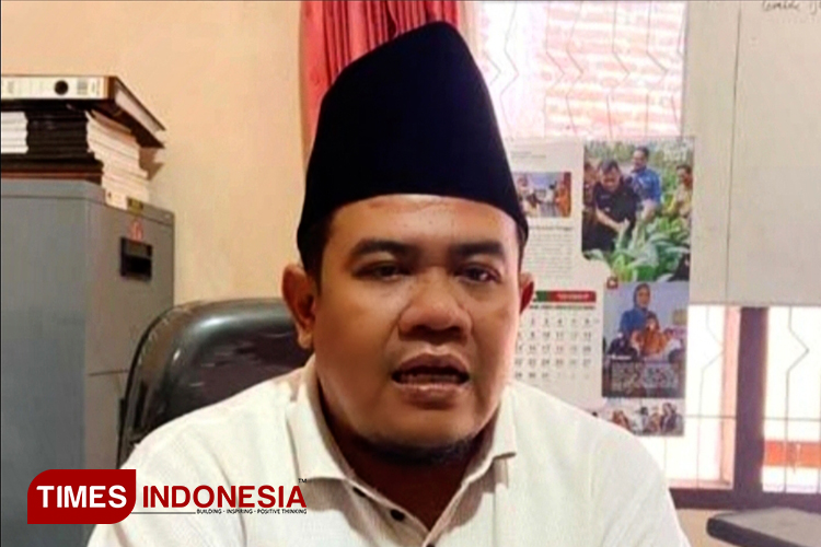 Arwan Hamidi Komisioner KPU Ponorogo. (Foto:Marhaban/TIMES Indonesia)