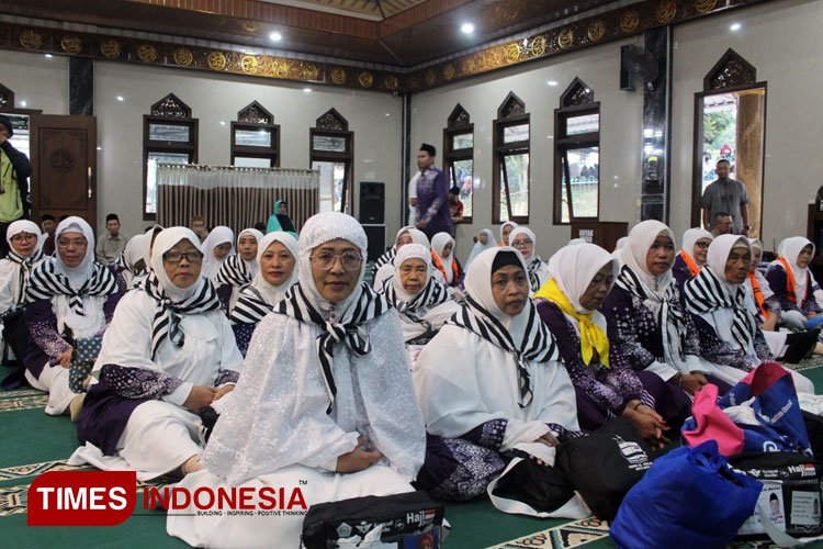 JHI Kota Batu diberangkatkan dari Masjid Sultan Agung sore ini. (Muhammad Dhani Rahman/TIMES Indonesia)