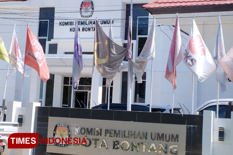 Kantor KPU Bontang (Foto: Kusnadi/TIMES Indonesia)