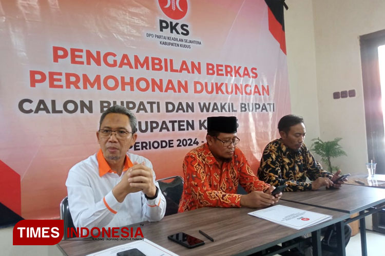 Ketua DPD PKS Kudus, Sayid Yunanta siap membuka penjaringan Cabup dan Cawabup Kudus 2024_2029 berlokasi di kantor sekretariat partai setempat di Jalan Bhakti No. 31 Burikan Kudus. (FOTO: Ihza Fajar Azhari/TIMES Indonesia)