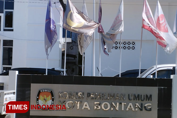 Sekretariat KPU Bontang (Foto: Kusnadi/TIMES Indonesia)