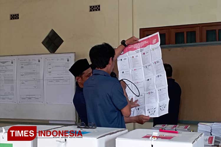 Pemungutan dan penghitungan suara di TPS pada Pemilu 14 Februari 2024 lalu. (Foto: dok. Amin/TIMES Indonesia)