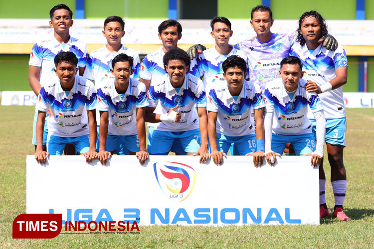 Tim tuan rumah Persiku kandaskan UNSA FC di Stadion Wergu Wetan Kudus hingga sukses melaju ke 16 besar Liga 3 nasional. (FOTO: Iihza Fajar Azhari/TIMES Indonesia)