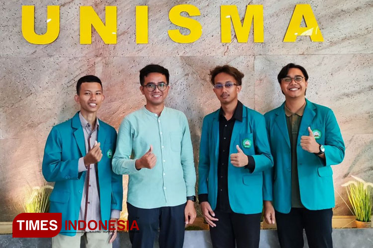 Tim PKM-KC mahasiswa Teknik Elektro Unisma Malang lolos pendanaan PKM 2024 Dirjen Belmawa Kemendikbudristek. (FOTO: AJP TIMES Indonesia)
