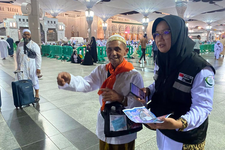 Jemaah Haji Indonesia Bisa Ibadah dengan Tenang di Masjid Nabawi