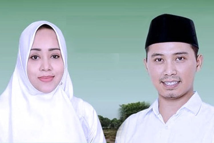 Ikfina Fahmawati (kiri) dan Muhammad Al Barra, akan berebut rekomendasi PKB untuk menjadi calon bupati Mojokerto di Pilkada 2024.