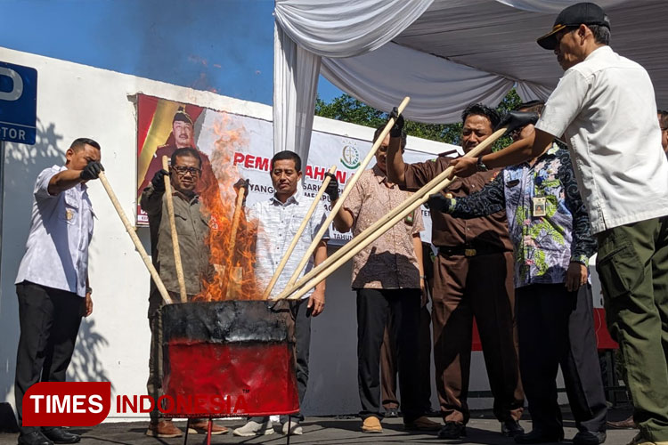 Pemusnahan BB, Kasus Narkoba di Bondowoso Masih Mendominasi