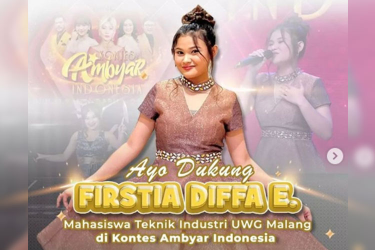 Firstia Diffa Mahasiswa UWG Malang Masuk 10 Besar Kontes Ambyar Indonesia 2024 ...