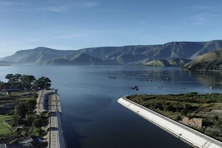 Suasana Danau Toba, Sumatera Utara. (FOTO: Dok. Kementerian PUPR).
