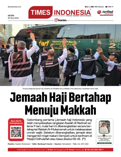  	Edisi Senin,20 Mei 2024: E-Koran, Bacaan Positif Masyarakat 5.0 