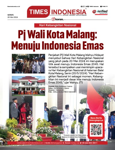  	Edisi Senin,20 Mei 2024: E-Koran, Bacaan Positif Masyarakat 5.0 