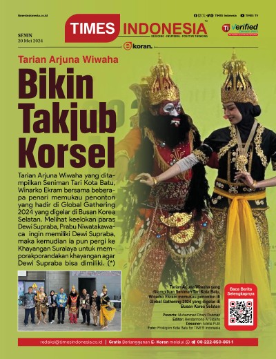  	Edisi Senin,20 Mei 2024: E-Koran, Bacaan Positif Masyarakat 5.0 