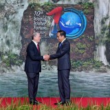 Jelang Pembukaan KTT World Water Forum Ke-10, Presiden RI Jokowi Sambut para Pemimpin Delegasi
