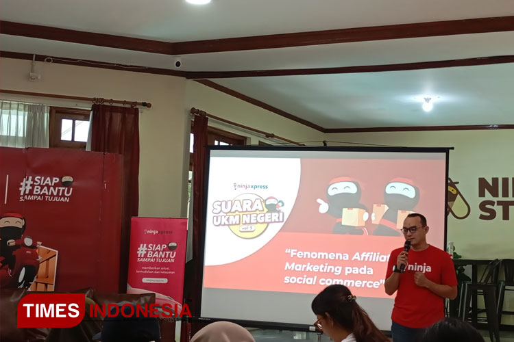 Head of Trade Marketing Ninja Xpress, Subarkah Dwipayana. (FOTO: Fahmi/TIMES Indonesia)