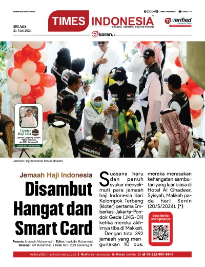 Edisi Selasa, 21 Mei 2024: E-Koran, Bacaan Positif Masyarakat 5.0