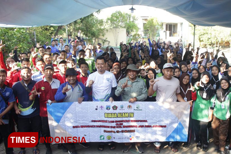 Kegiatan Saka Wanabhakti Pasuruan, dalam Biada Alam IV (foto: dok panitia)