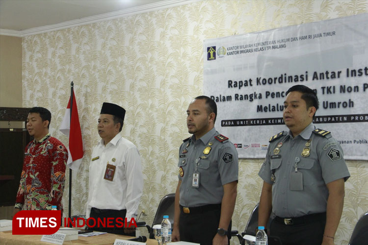 Rapat Koordinasi Pencegahan Pekerja Migran Non Prosedural di Probolinggo. (FOTO: Imigrasi Kelas I TPI Malang for TIMES Indonesia)