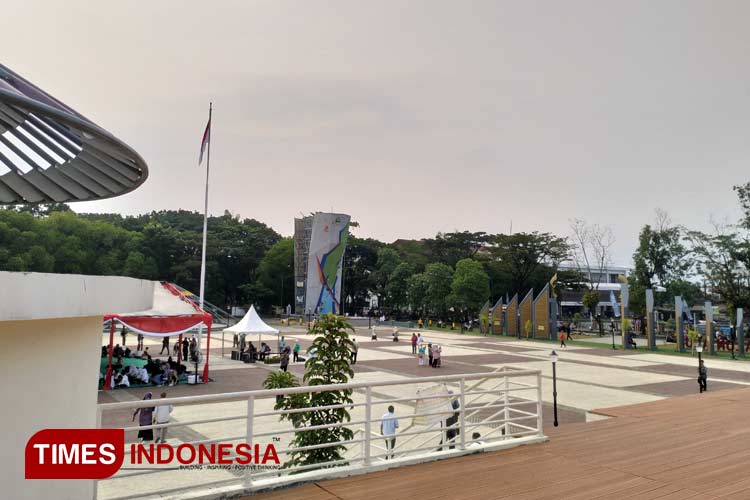 Alun-alun Dadaha Kota Tasikmalaya diresmikan Pj Wali Kota Dr. Cheka Virgowansyah, pada Selasa (21/5/2024) sore. (FOTO: Harniwan Obech/TIMES Indonesia)