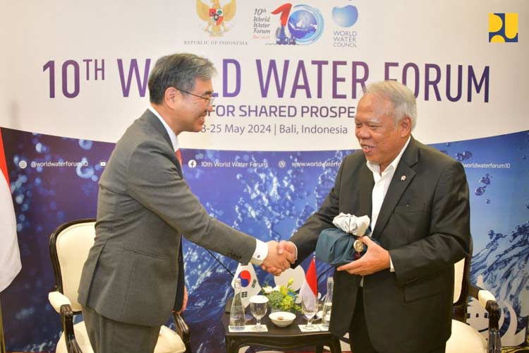 Pertemuan Bilateral dengan Korsel, Menteri PUPR RI Dorong Percepatan Net Zero Water Supply Infrastructure Project di IKN