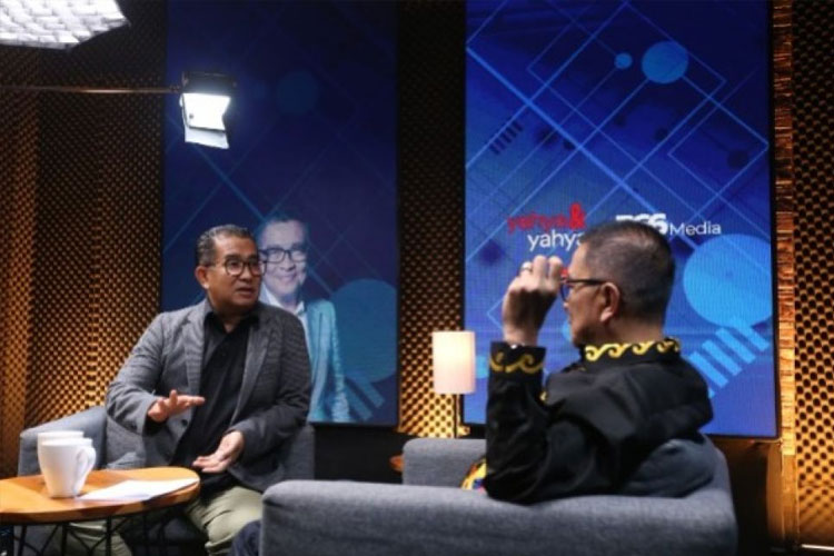 PJ Gubernur Kalimantan Timur Akmal Malik interview di podcast Helmy Yahya (Foto: Tangkapan Layar)