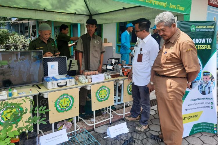 Kegiatan Open Day yang digelar di pelataran SMKN Kalibaru, Banyuwangi, Selasa (21/5/2024). (Foto: Polbangtan Malang for TIMES Indonesia)