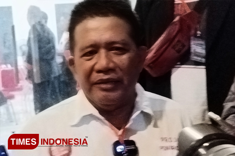 Agus Bimo Aji koordinator relawan Prabowo-Gibran Ponorogo. (Foto:Marhaban/TIMES Indonesia)