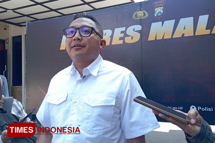 Kasatreskrim Polres Malang, AKP Gandha Syah Hidayat. (FOTO: Amin/TIMES Indonesia)