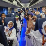 Jemaah Haji Indonesia Gelombang Dua Tiba di Jeddah