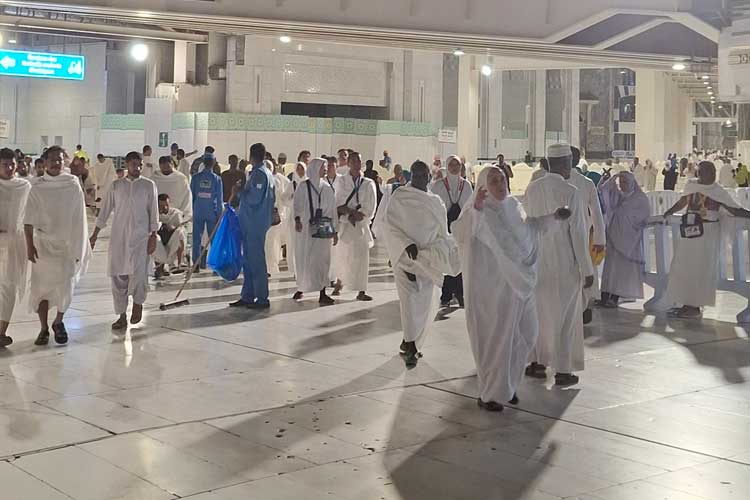 Jemaah Haji Indonesia saat tiba di Makkah. (Foto: MCU 2024 Kemenag RI) 