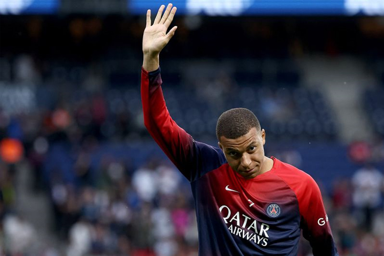 Striker PSG Kylian Mbappe. (Foto: Antara)