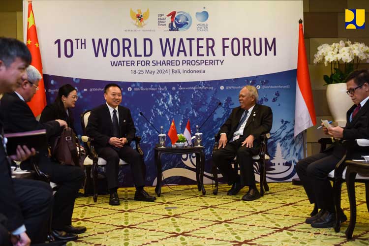 Pertemuan Bilateral dengan Menteri Sumber Daya Tiongkok, Menteri PUPR RI: Manajemen Air dan Konektivitas Tingkatkan Kesejahteraan